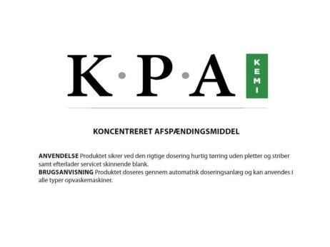 Neutral afspænding, KPA KEMI (Rabat v/køb af flere -Spar op til 45%)