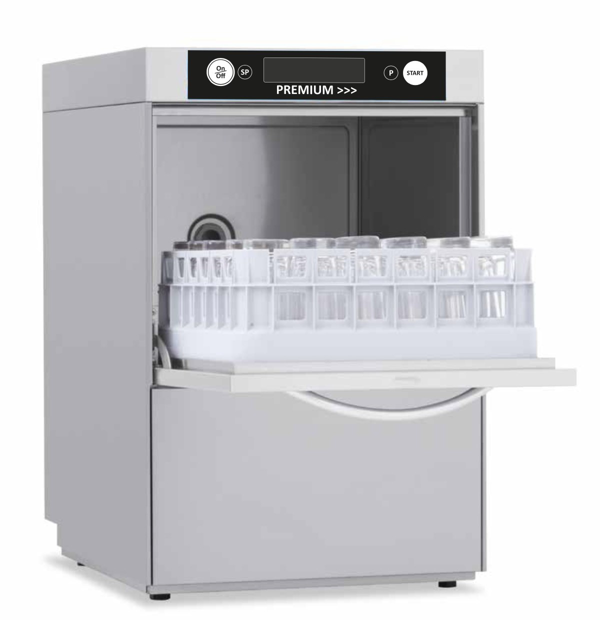 Glasopvasker model Premium, TOPMODEL, 40x40 bakker