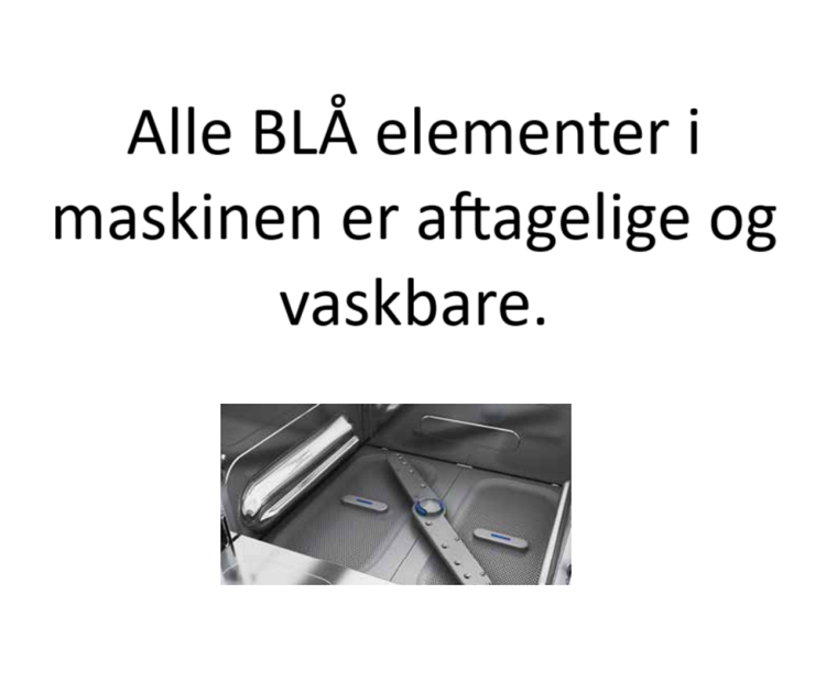 Underbordsopvasker Fagor Basic plus WUP-503BD inkl. sæbe- og drænpumpe Underbordsopvasker Fagor Basic plus WUP-503BD inkl. sæbe- og drænpumpe
